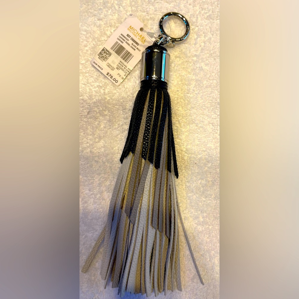 Michael Kors Leather Key Charm